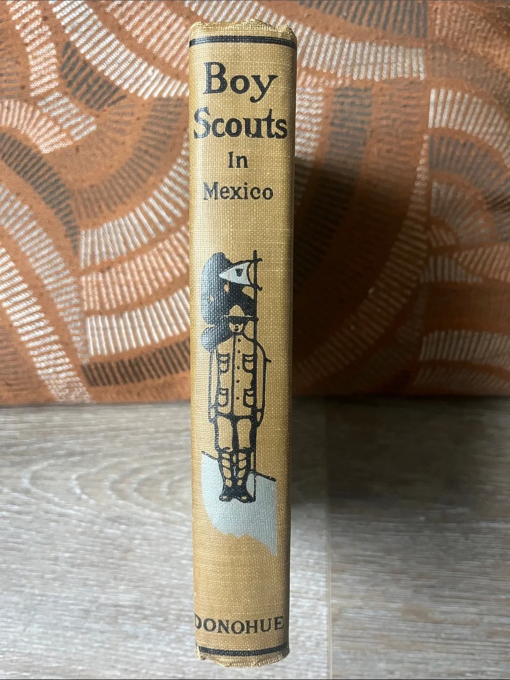 Boy Scouts Vintage Hardcover Book - Yellow & Black Cover 1911